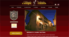 Desktop Screenshot of olimpiatrattoria.it