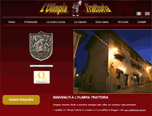 Tablet Screenshot of olimpiatrattoria.it